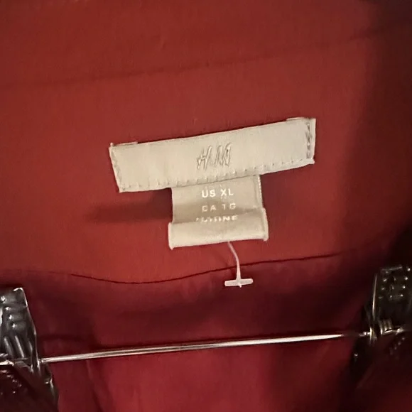 Rust Red Dress with Belt - Picture 2 of 3